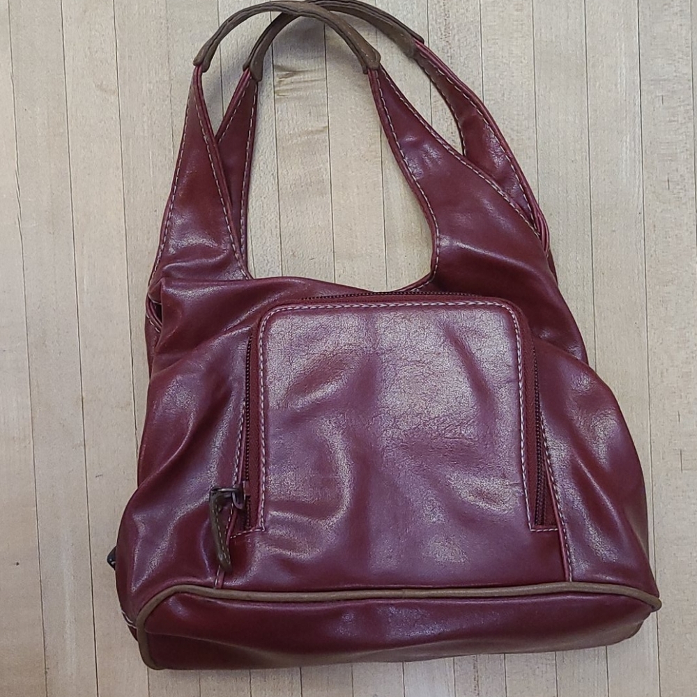 Nine West red leather purse